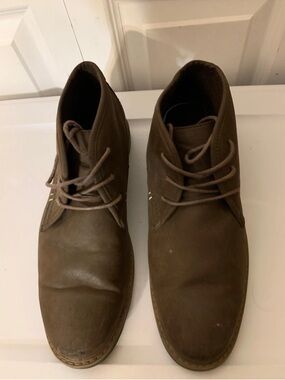 Varese Mens Sz 11W Brown Leather‎ Chukka Boots